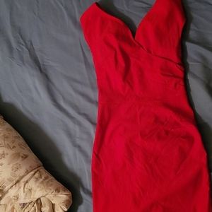 Red muxxn dress sz sm